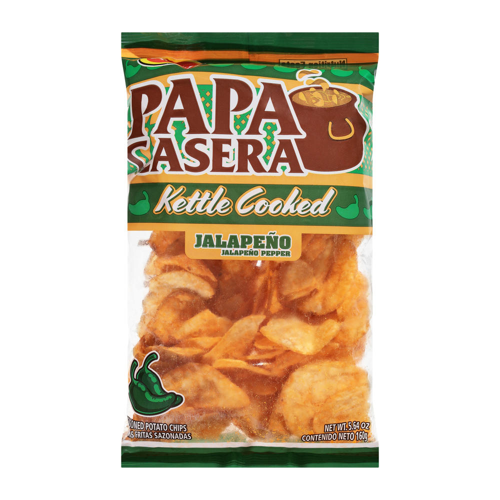 Snaky Papa Casera Kettle Cooked Jalapeño Potato Chips, 5.64 oz