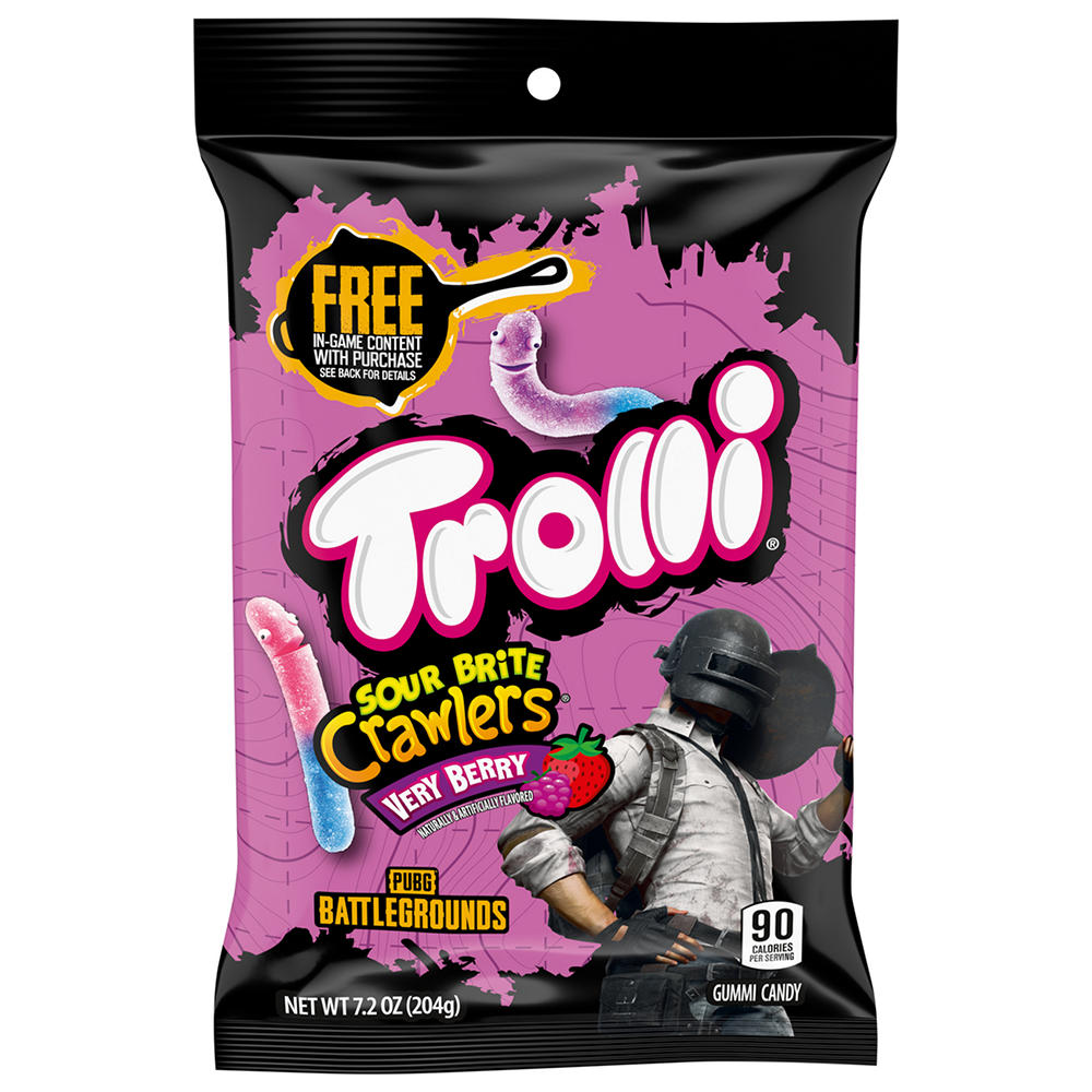 Trolli Very Berry Sour Brite Crawlers, 7.2 oz