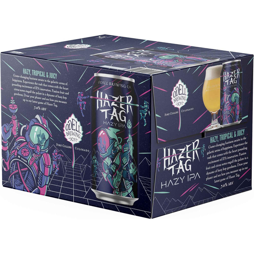 Odell Hazer Tag Hazy IPA Craft Beer 6 pk Cans, 12 oz