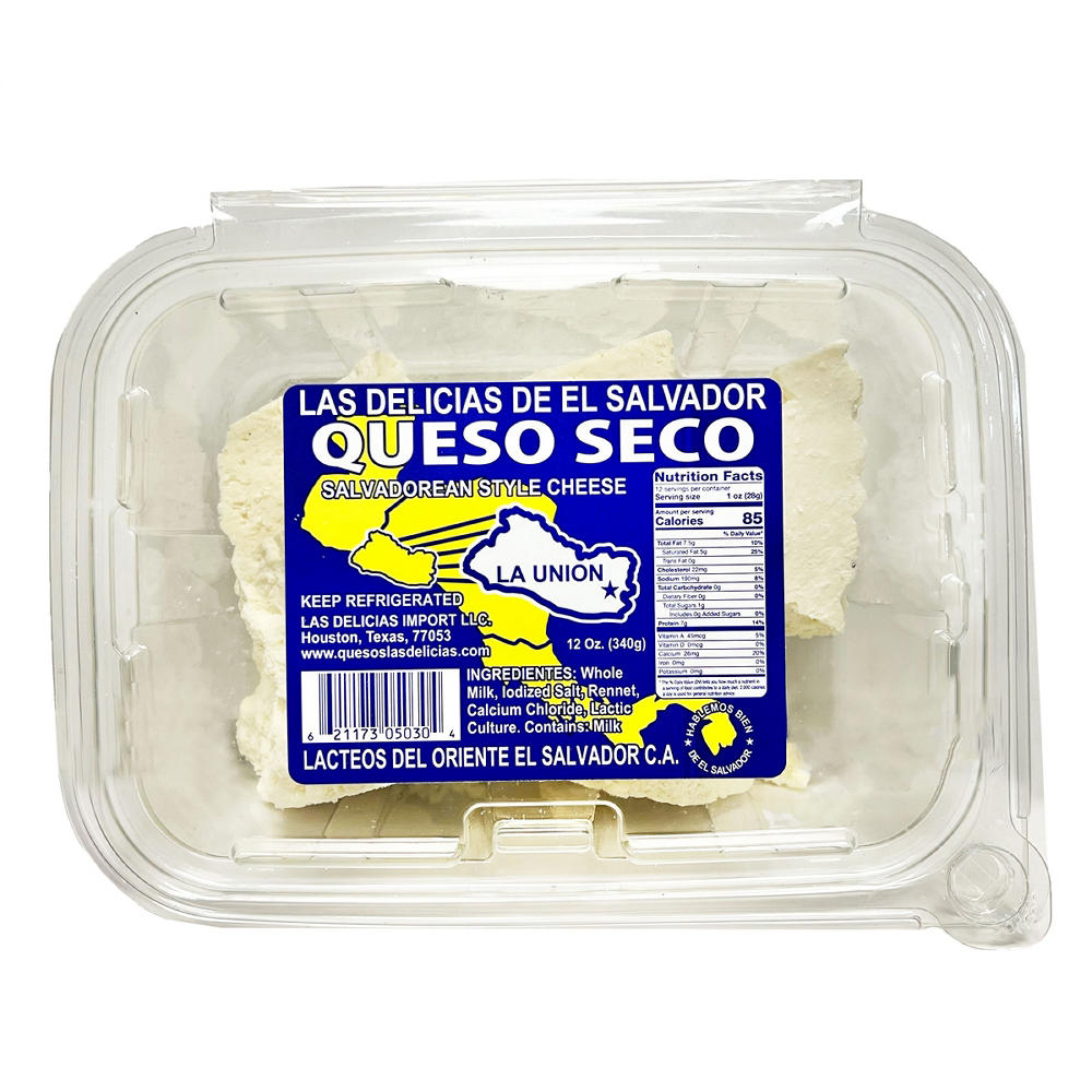 Las Delicias Salvadorean Style Queso Seco, 12 oz
