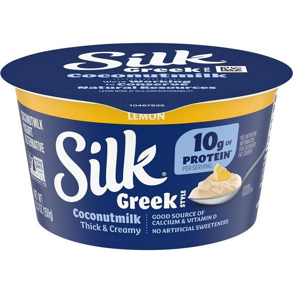 Silk Coconut Milk Greek Style Yogurt Alternative - Lemon, 5.3 oz