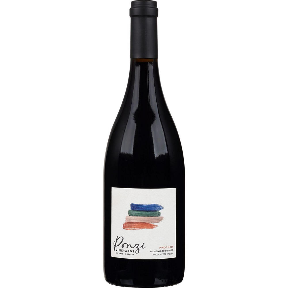 Ponzi Vineyards Laurelwood Pinot Noir Oregon Red Wine, 750 mL