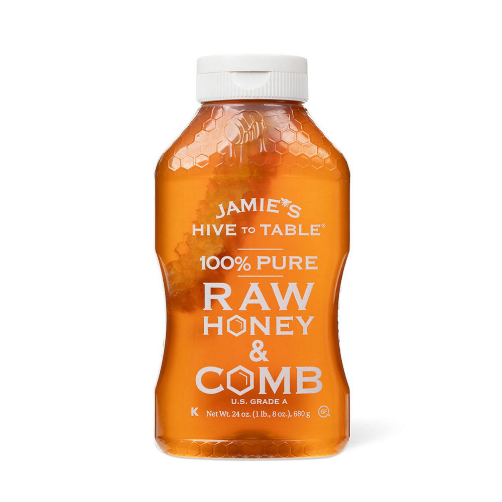 Jamie's Hive to Table Raw Honey & Comb, 24 oz