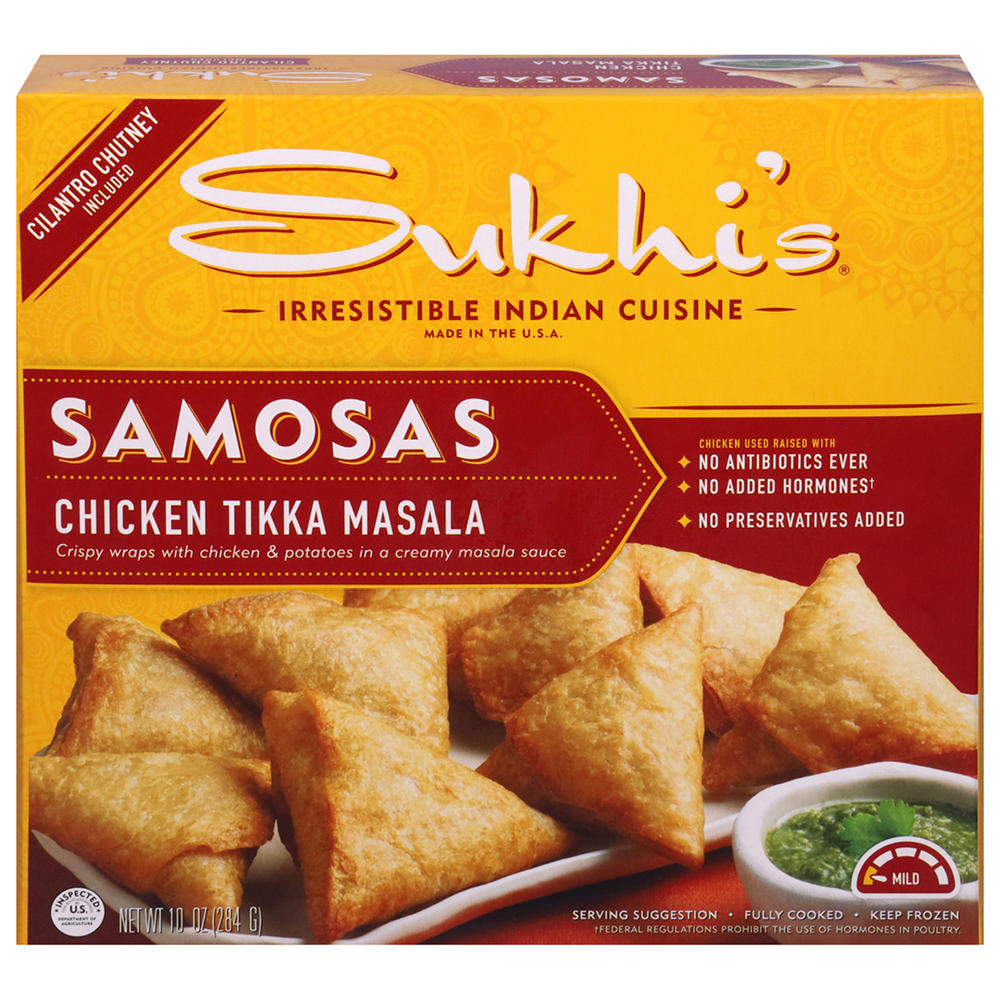 Sukhi's Chicken Tikka Masala Samosas, 10 oz