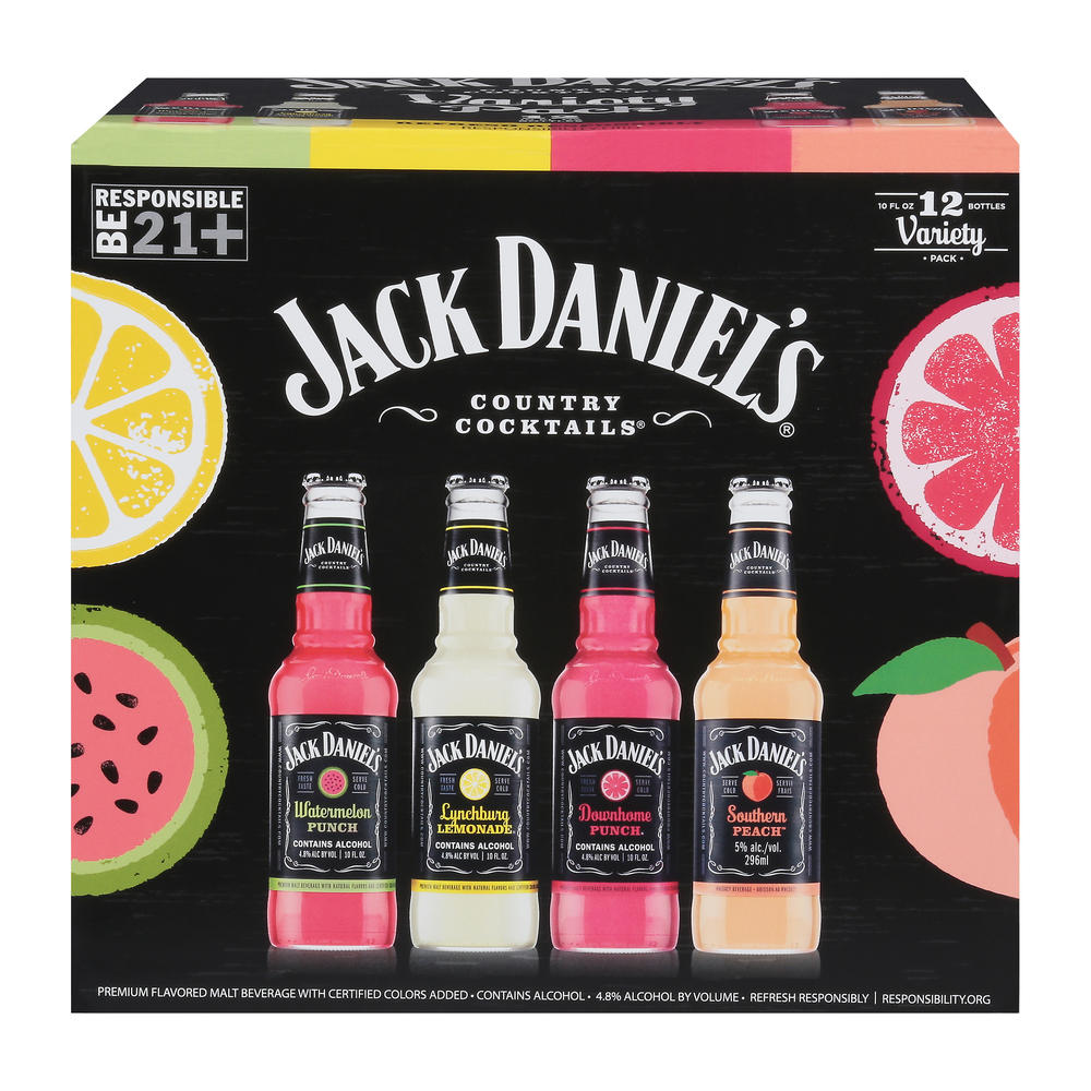 Jack Daniel's Country Cocktails Variety Pack 12 pk Bottles, 12 oz