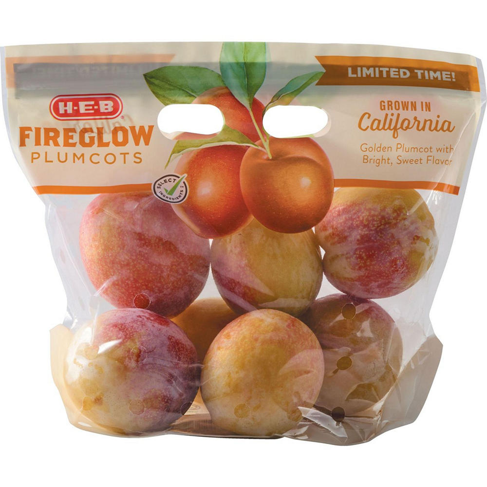 H-E-B Fresh Premium Fireglow Plumcots, Avg. 2.5 lbs