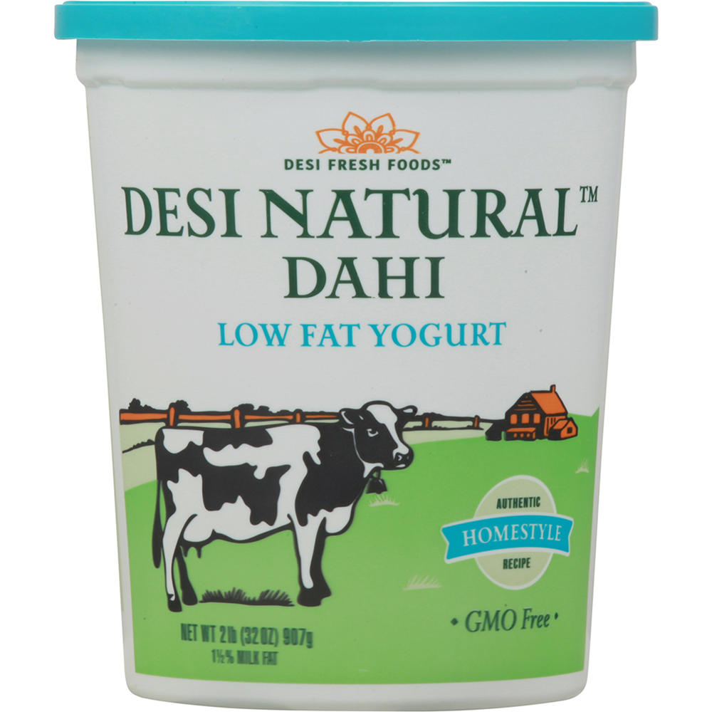 Desi Natural Low Fat Dahi Yogurt, 2 lbs