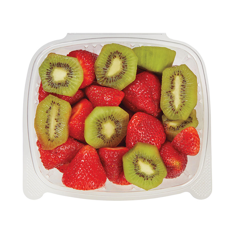 H-E-B Fresh Cut Strawberries & Kiwi - Large, Avg. 1.3 lbs