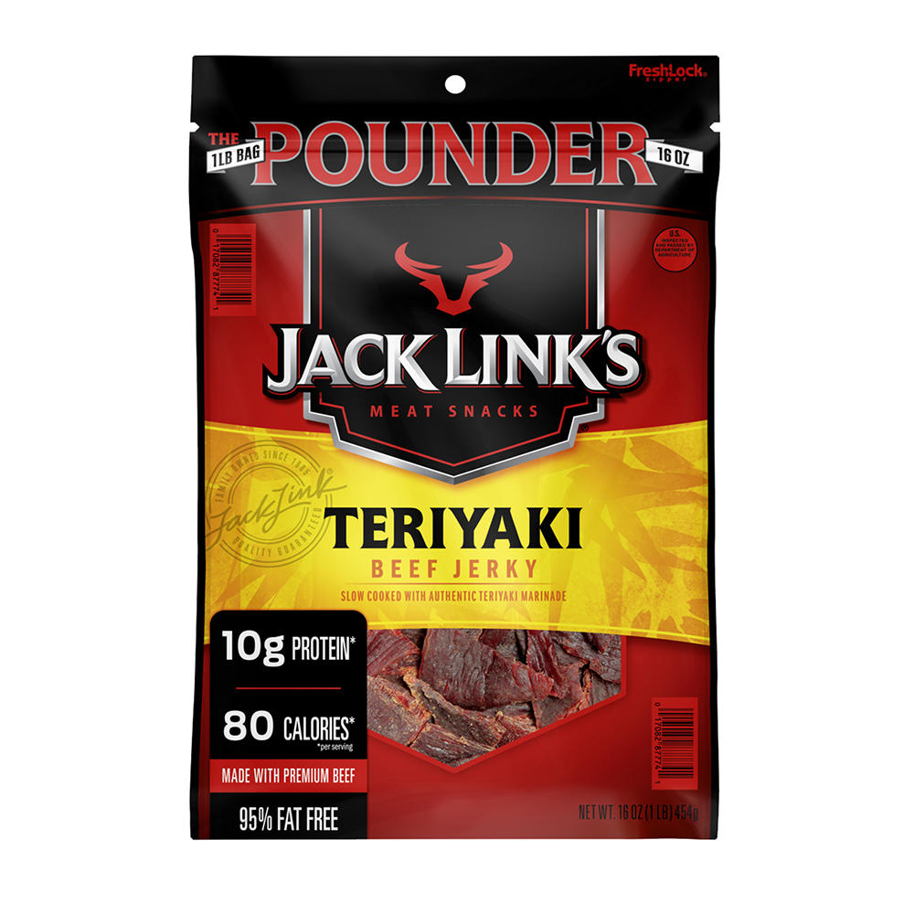 Jack Link's 10g Protein Teriyaki Beef Jerky, 16 oz