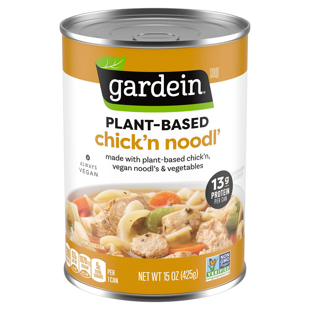 Gardein Vegan Plant-Based Chick'n Noodl' Soup, 15 oz