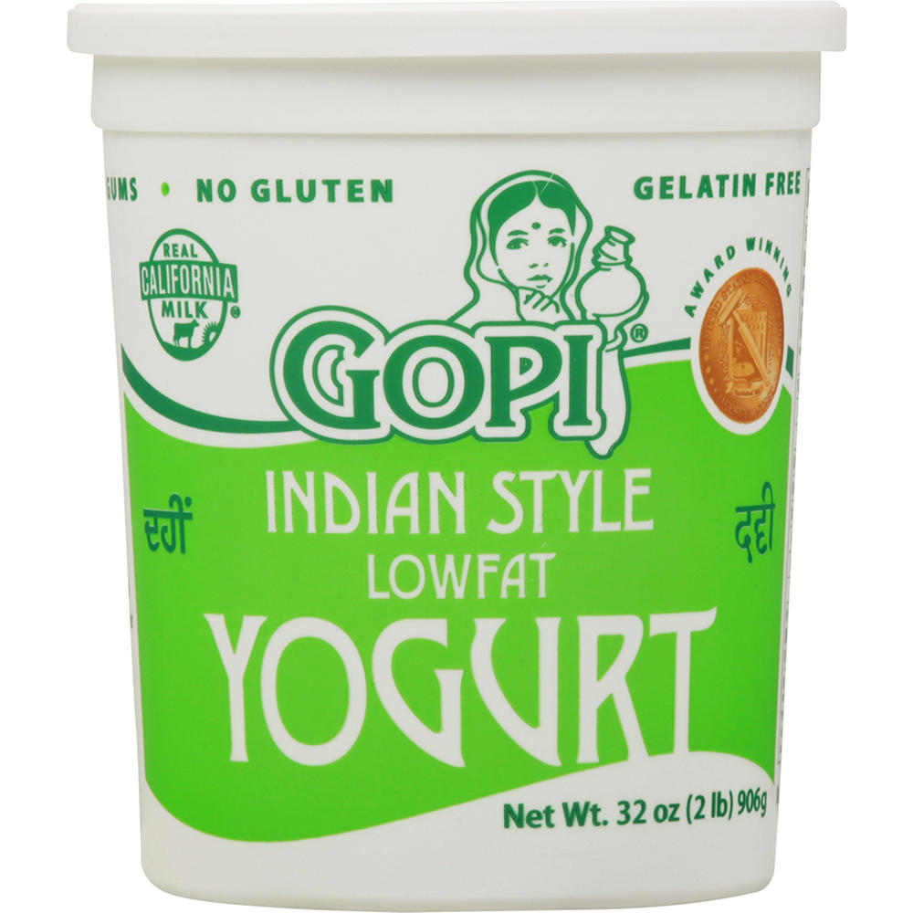 Gopi Indian Style Lowfat Yogurt, 32 oz