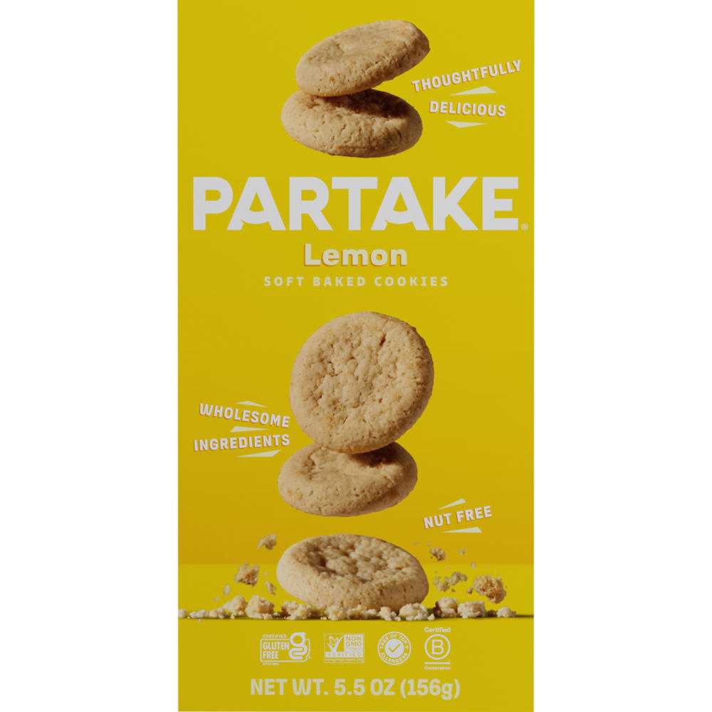 Partake Lemon Soft Baked, 5.5 oz