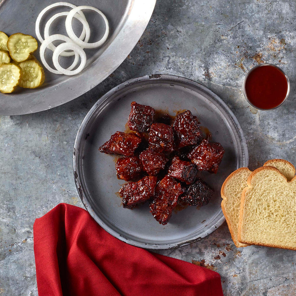 True Texas BBQ Brisket Burnt Ends (Sold Hot), 1/2 lb
