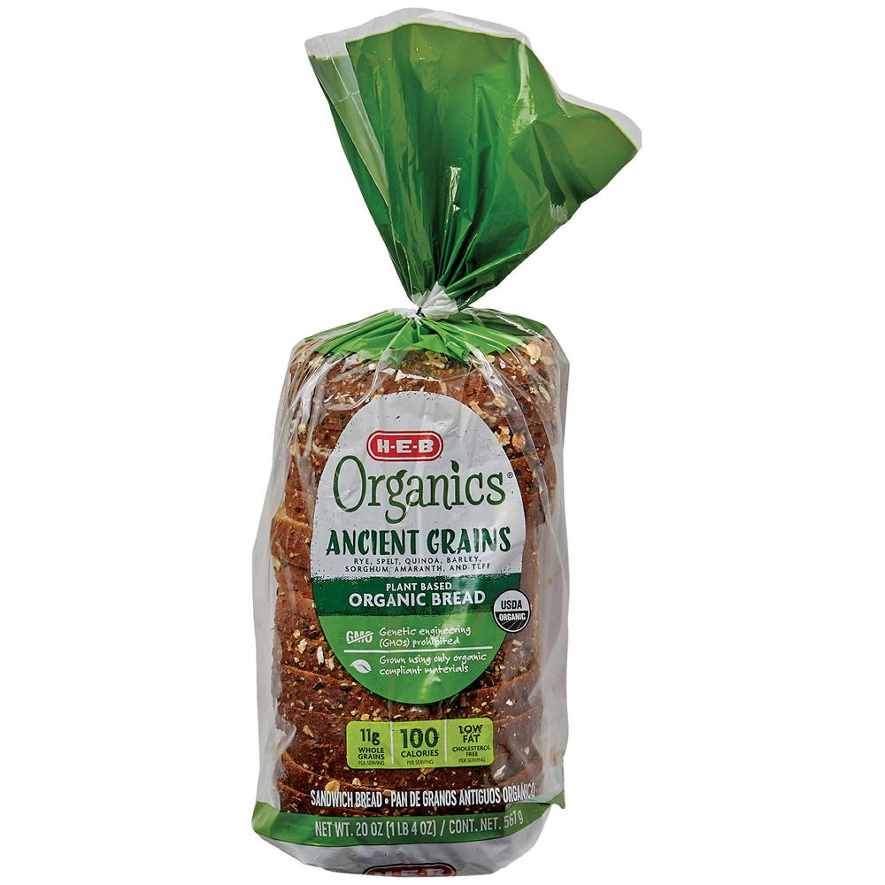 H-E-B Organics Ancient Grains Sliced Sandwich Bread, 20 oz