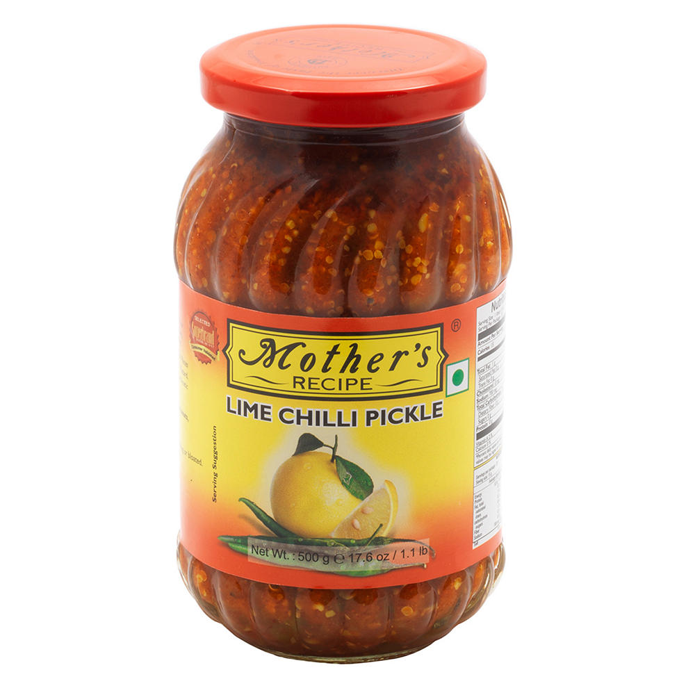 Mother's Recipe Lime Chilli Pickle, 17.6 oz