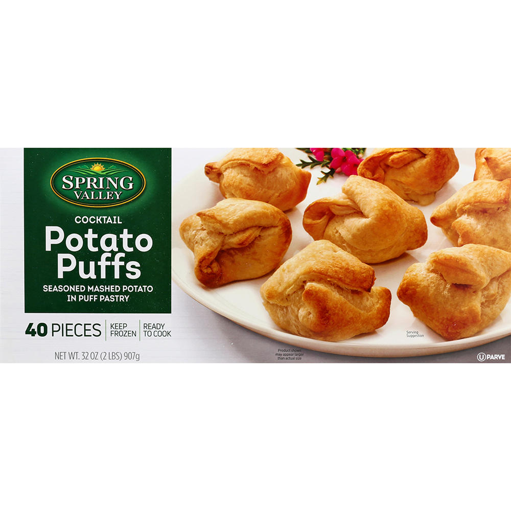 Spring Valley Kosher Cocktail Potato Puffs, 40 ct