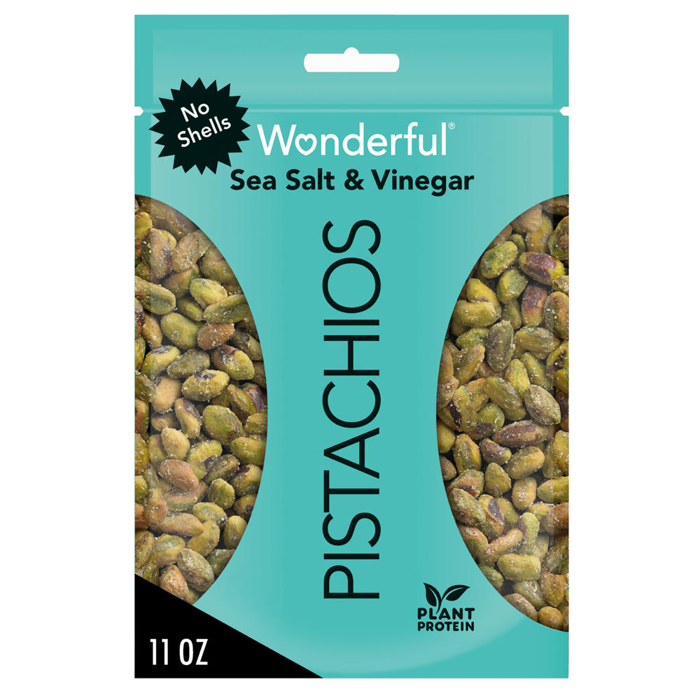 Wonderful No Shell Pistachios - Sea Salt & Vinegar, 11 oz