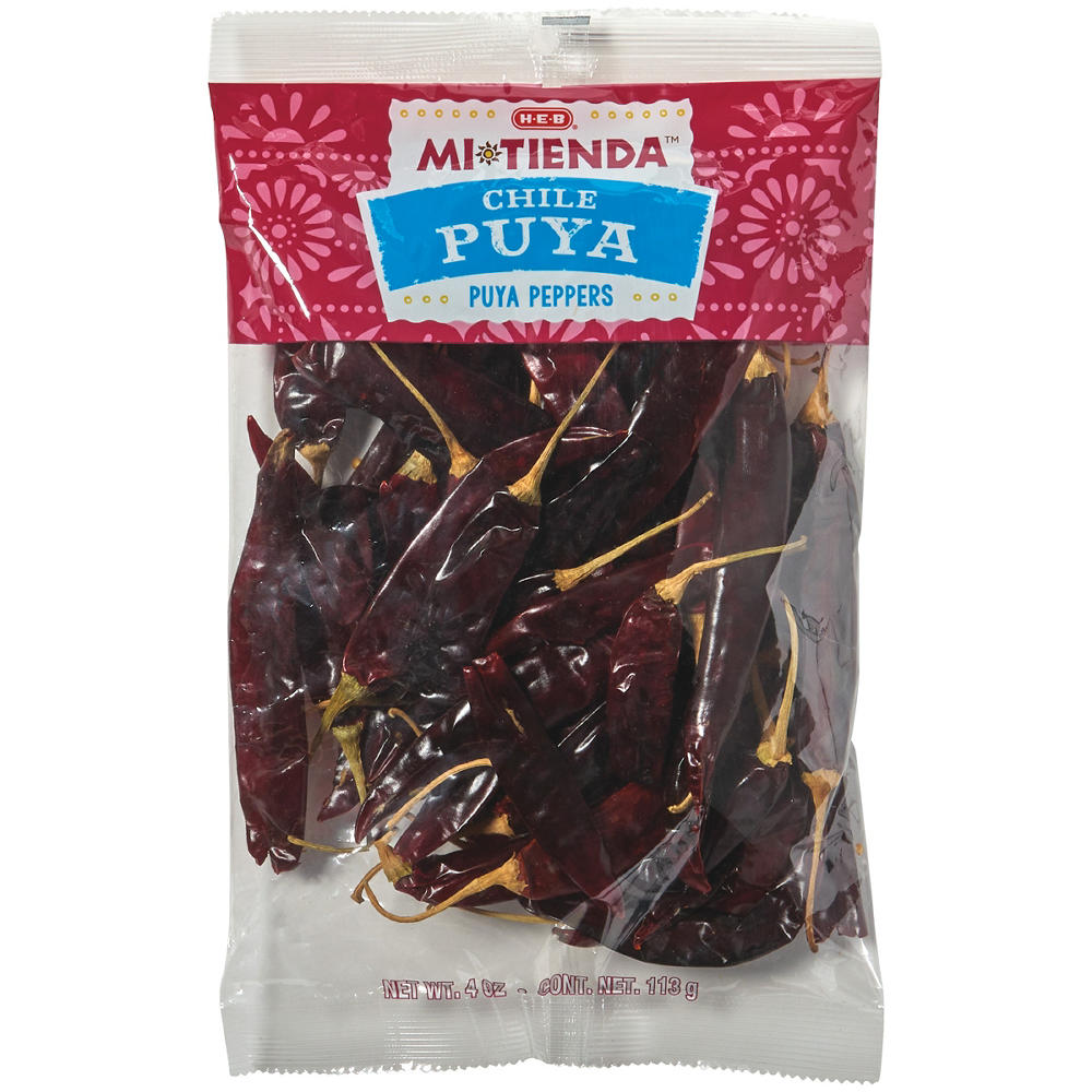 H-E-B Mi Tienda Dried Chile Puya Peppers, 4 oz