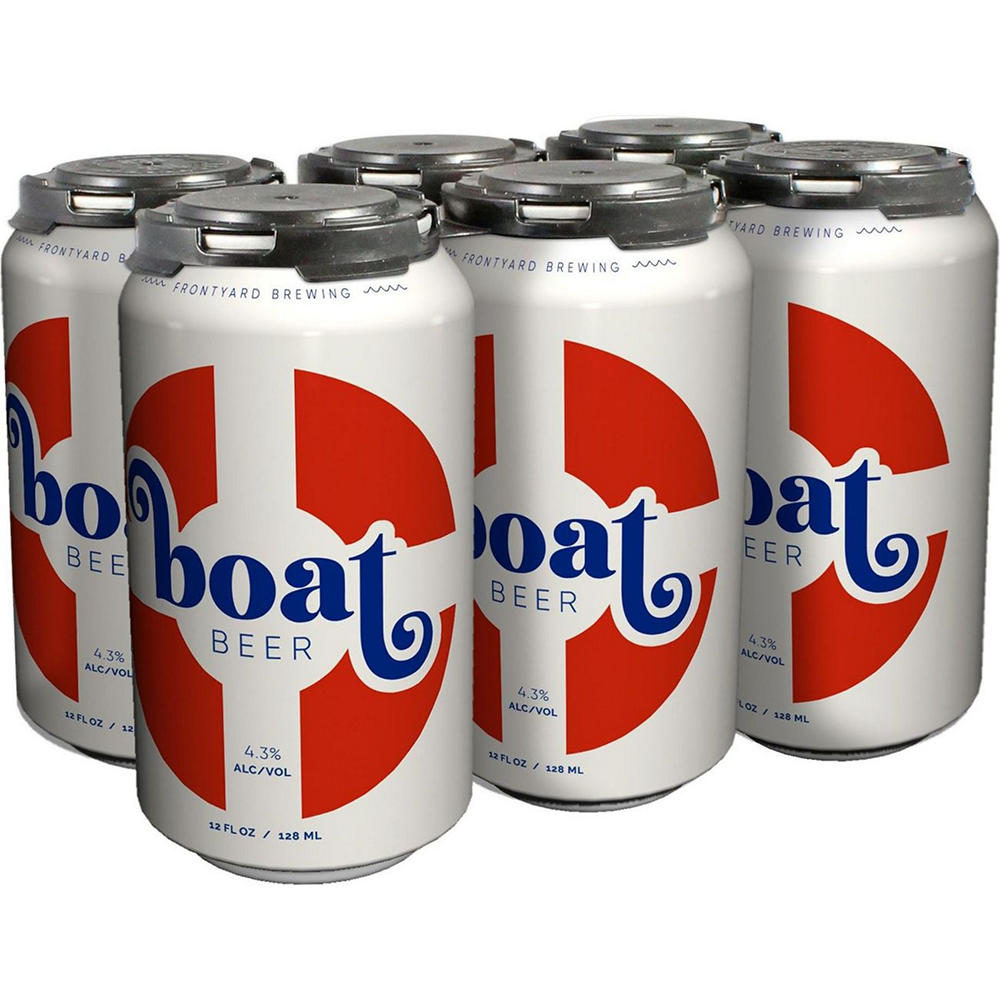 Frontyard Brewing Boat Beer Light Pilsner 6 pk Cans, 12 oz