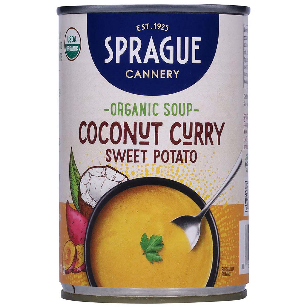 Sprague Organic Soup Coconut Curry Sweet Potato, 14.5 oz