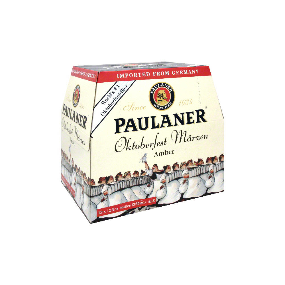 Paulaner Oktoberfest Marzen Beer 12 pk Bottles, 12 oz
