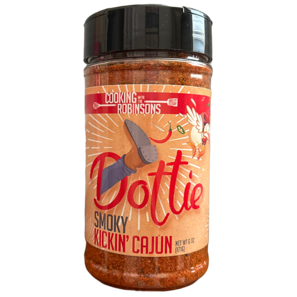 Cooking with the Robinsons Dottie Smoky Kickin' Cajun Seasoning, 6 oz