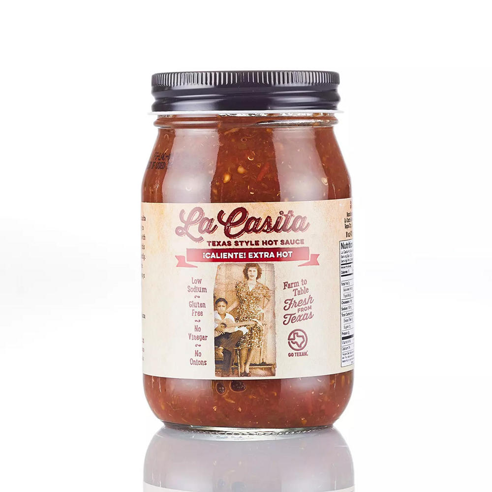 La Casita Texas-Style Hot Sauce - Medium Original, 16 oz