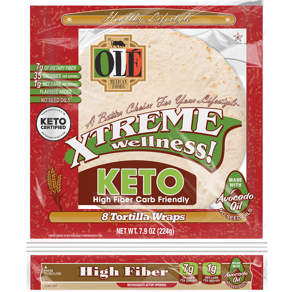 Ole Xtreme Wellness Keto Tortillas, 8 ct