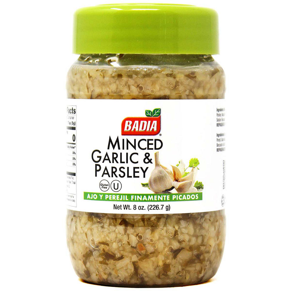 Badia Minced Garlic & Parsley, 8 oz