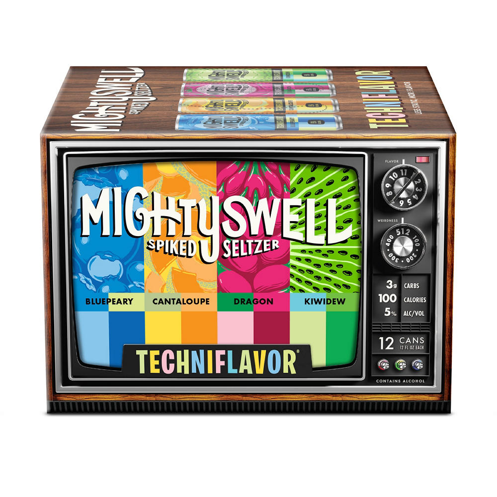 Mighty Swell Spiked Seltzer Techniflavor Pack 12 pk Cans, 12 oz