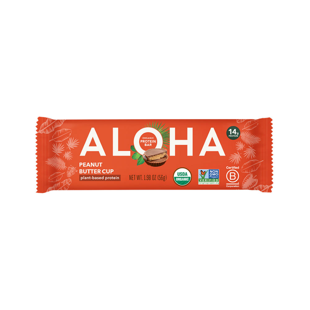 Aloha Organic 14g Protein Bar - Peanut Butter Cup, 1.98 oz
