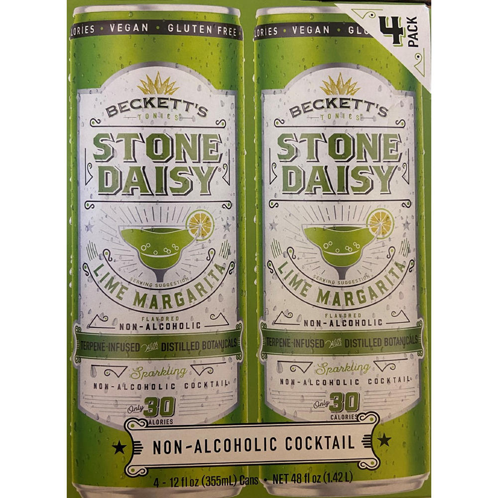 Beckett's Tonic Stone Daisy Non Alcoholic Cocktail 12 oz Cans, 4 pk