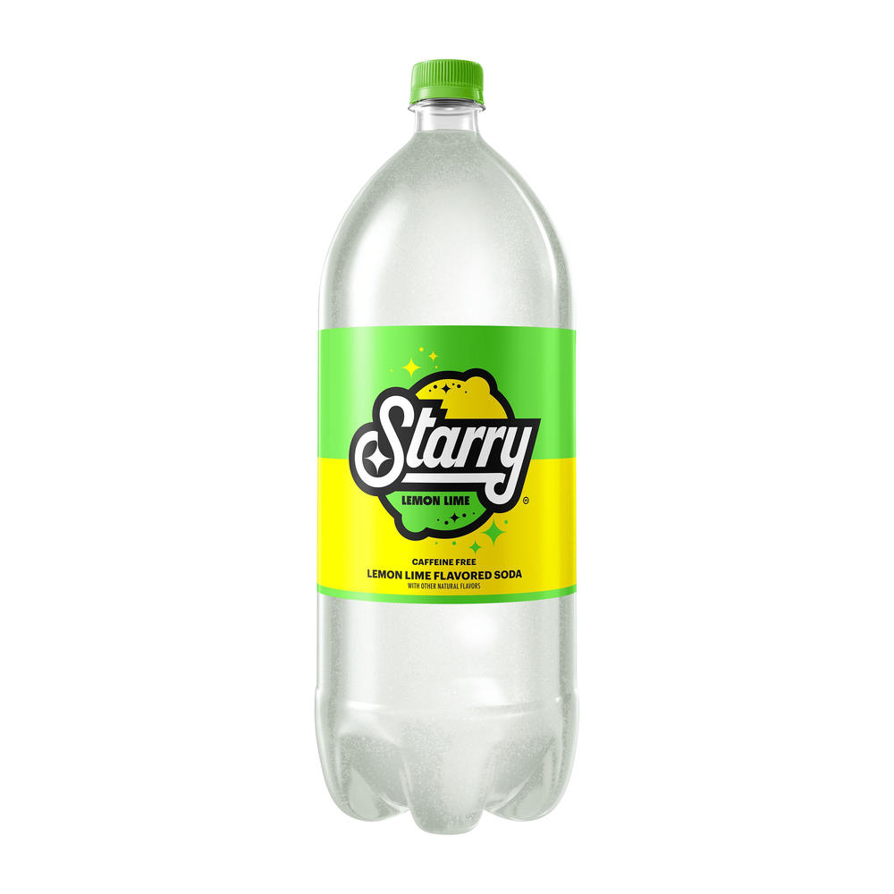 Starry Lemon Lime Soda Soft Drink, 2 L