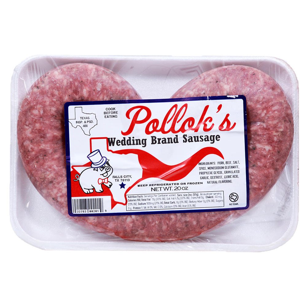 Pollok's Polish Wedding Brand Sausage - Garlic, 20 oz
