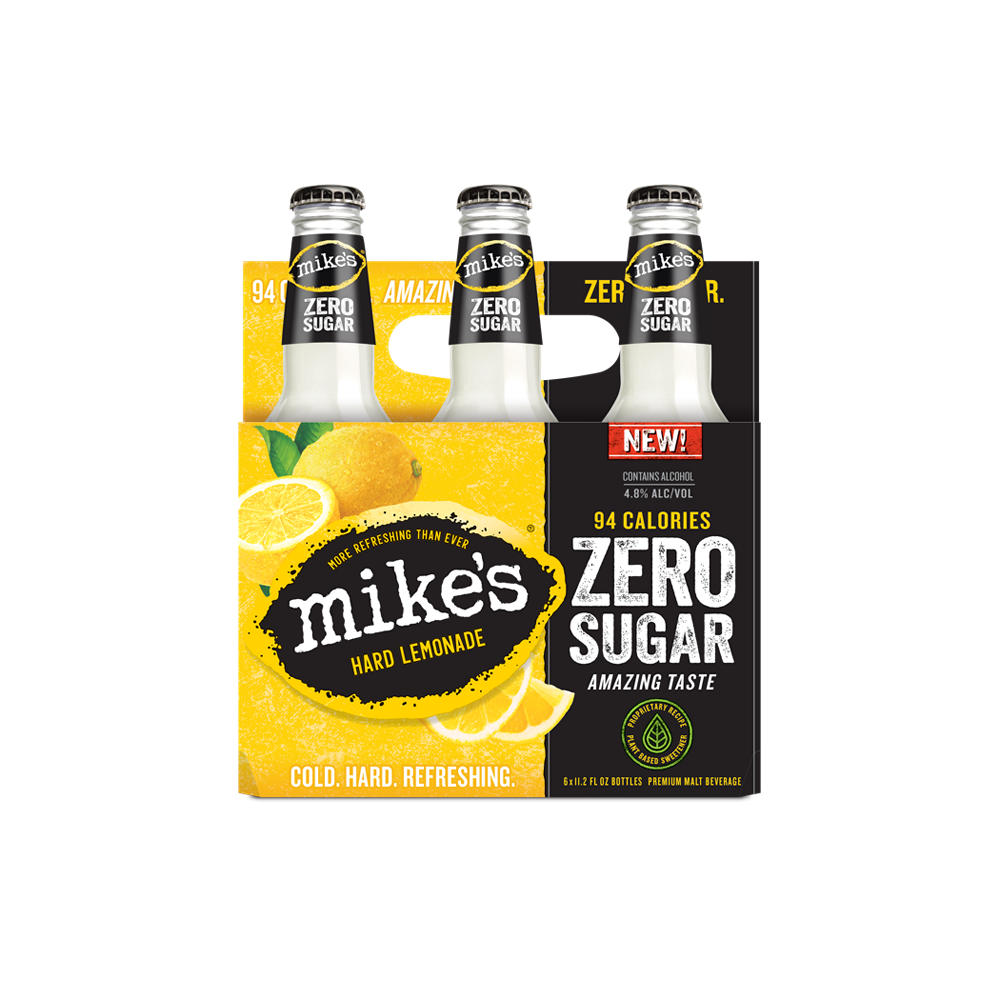 Mike's Hard Lemonade Zero Sugar 6 pk Bottles, 11.2 oz