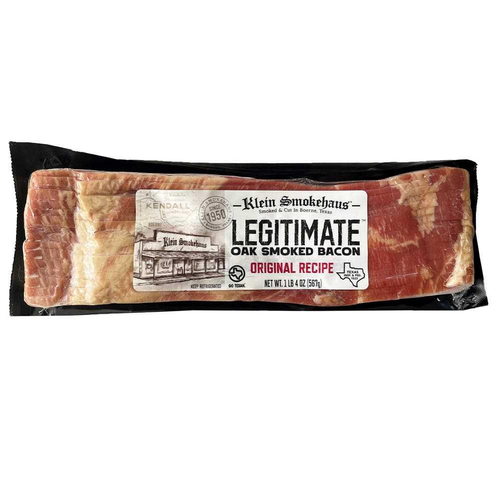 Klein Smokehaus Legitimate Oak Smoked Bacon, 20 oz