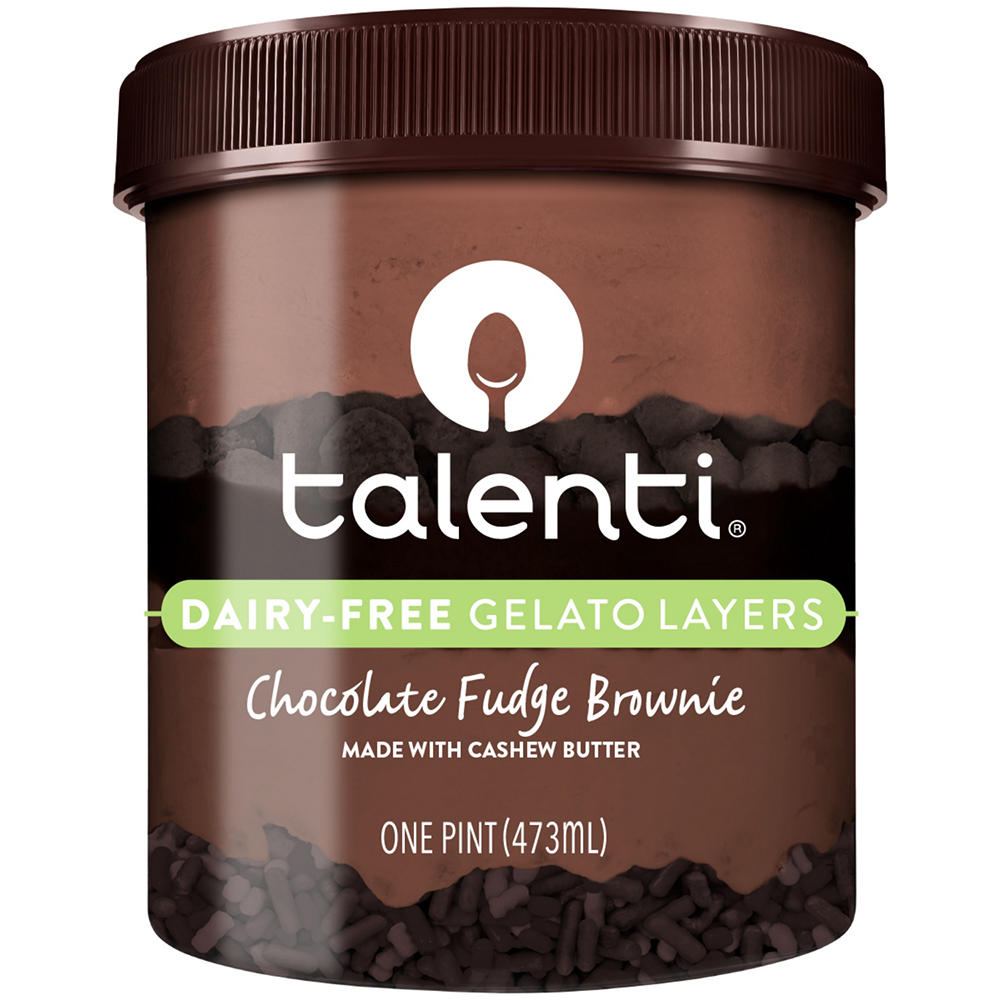 Talenti Dairy Free Chocolate Fudge Brownie Gelato Layers, 1 pt