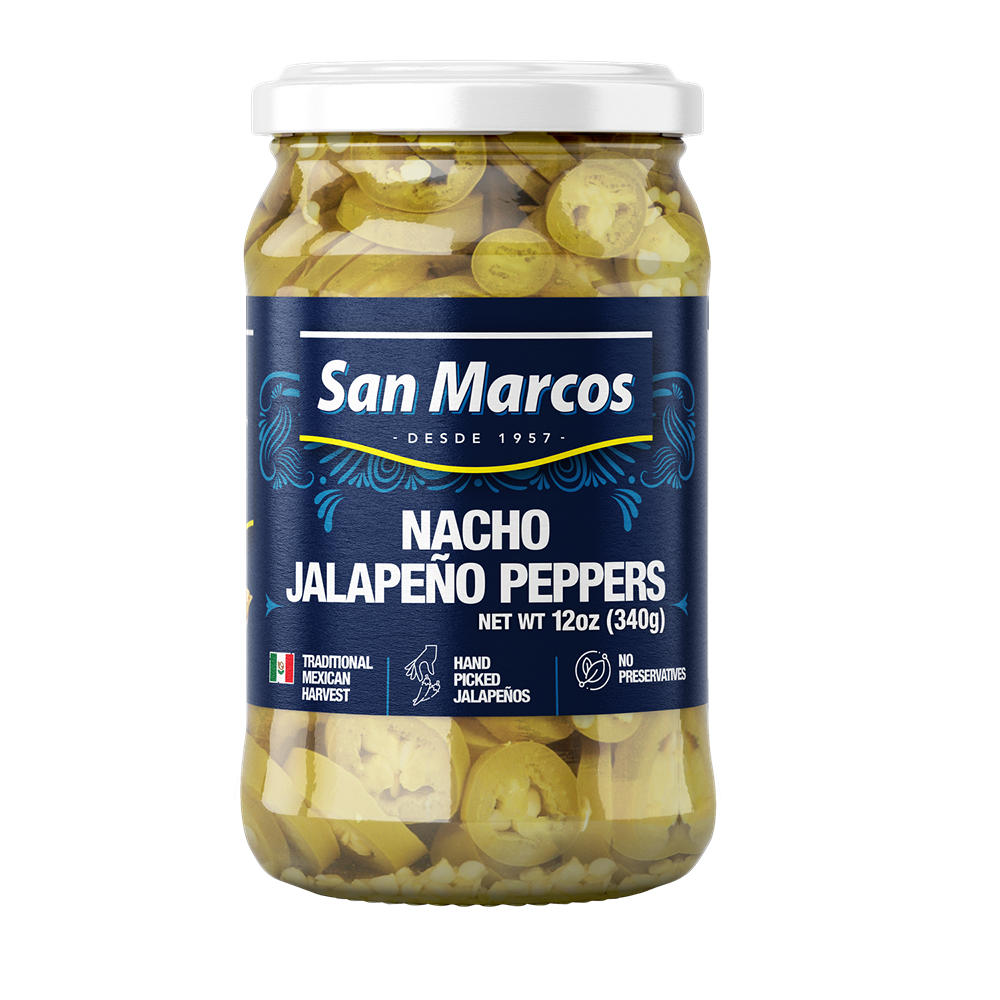 San Marcos Nacho Jalapeno Peppers, 12 oz
