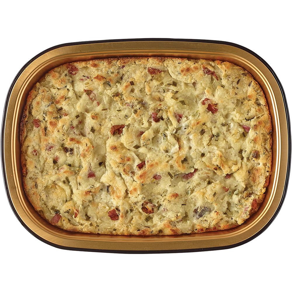 Meal Simple by H-E-B Mashed Red Potatoes with Shallots & Chive Cream Cheese Butter, 14 oz