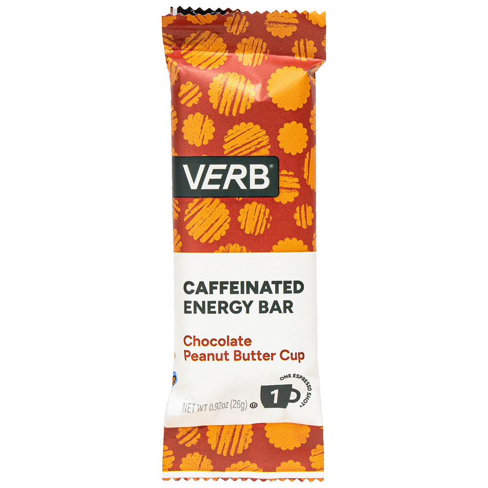 Verb Energy Chocolate Peanut Butter Cup Caffeinated Energy Bar, 0.92 oz