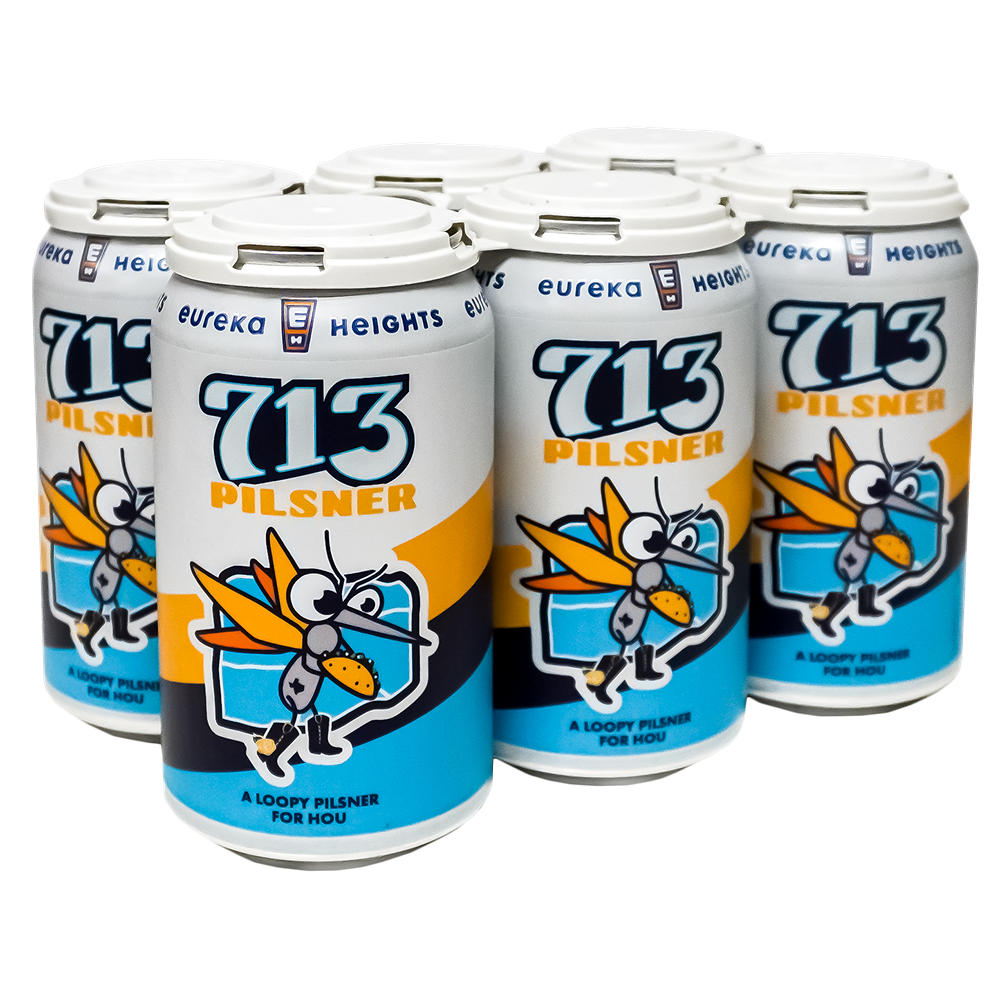 Eureka Heights 713 Pilsner Craft Beer 6 pk Cans, 12 oz