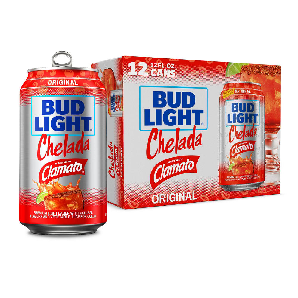 Bud Light Chelada Lager Beer, 12 pack, 12 oz