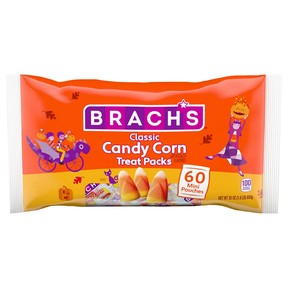 Brach's Classic Candy Corn Halloween Treat Packs, 60 pc