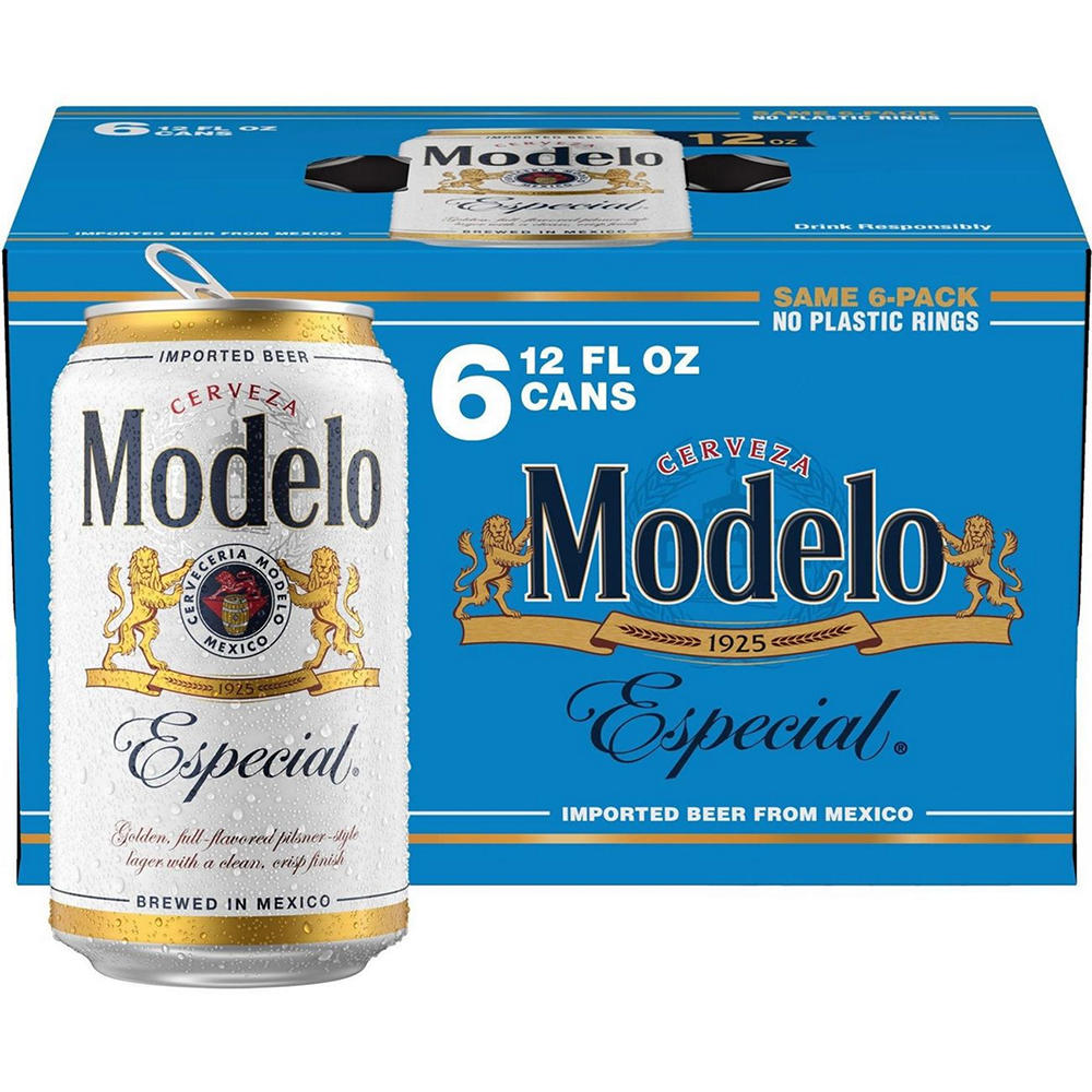 Modelo Especial Mexican Lager Import Beer, 12 oz, 6 pk