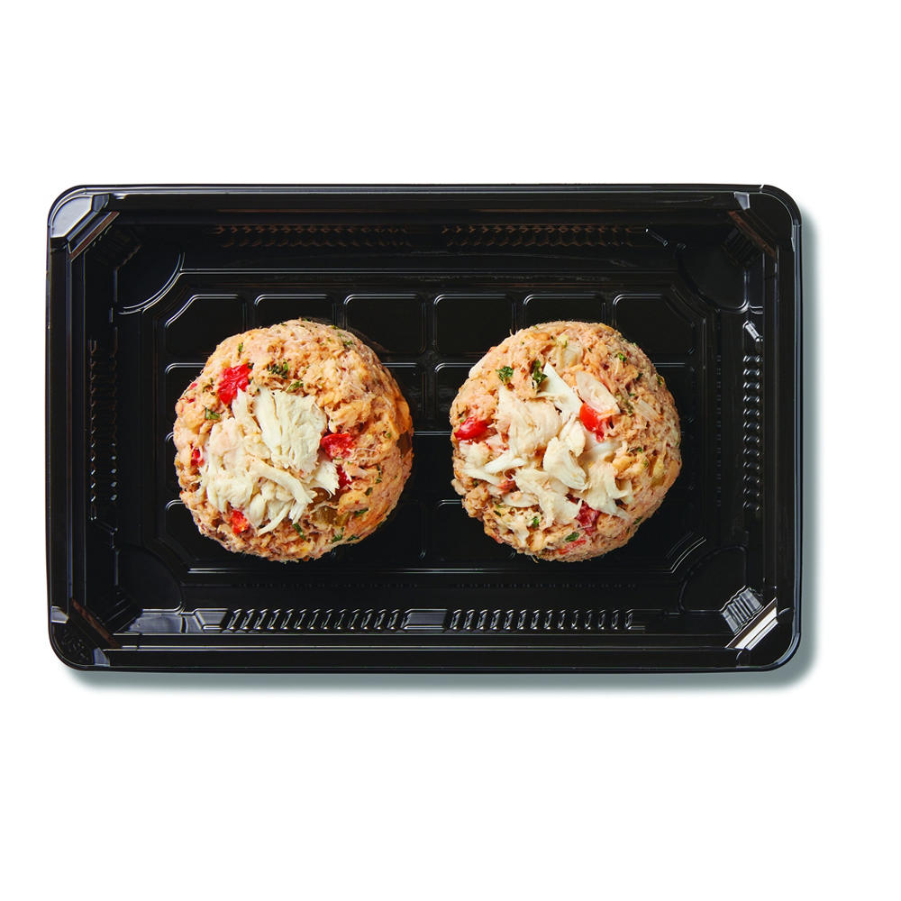 H-E-B Fish Market Premium Creole-Style Crab Cakes, 2 ct