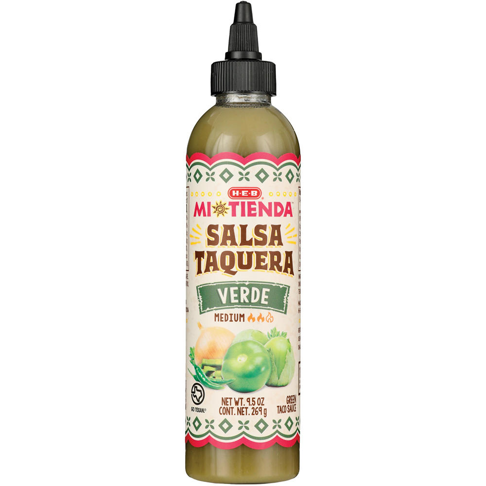 H-E-B Mi Tienda Salsa Taquera Verde, 9.5 oz