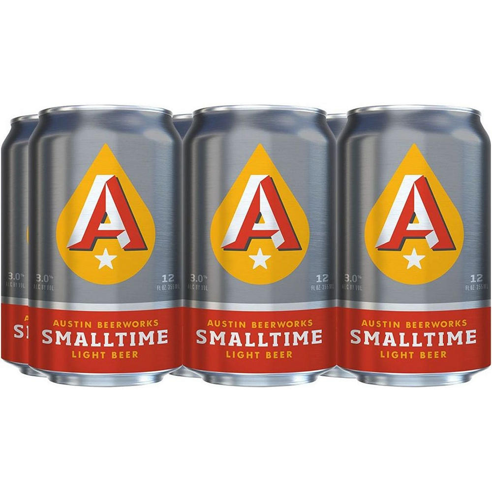 Austin Beerworks Smalltime Light Craft Beer 6 pk Cans, 12 oz