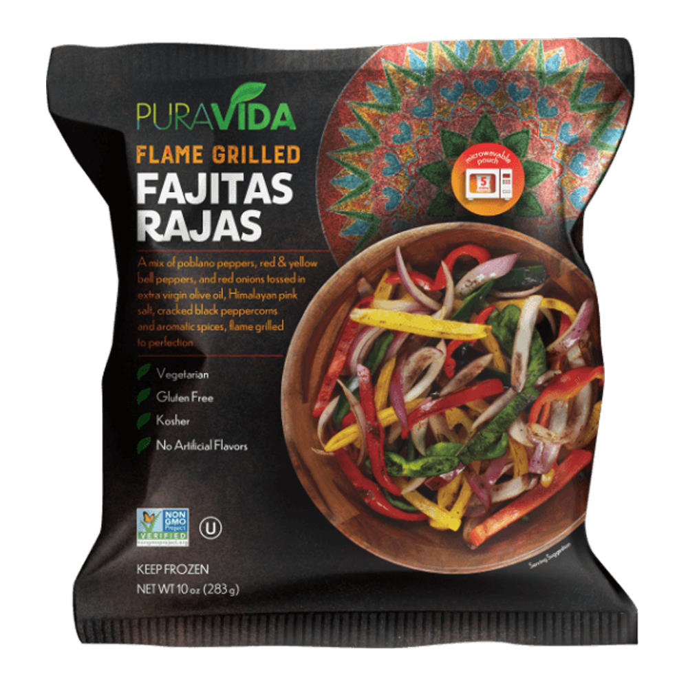 PuraVida Fajitas Rajas, 10 oz