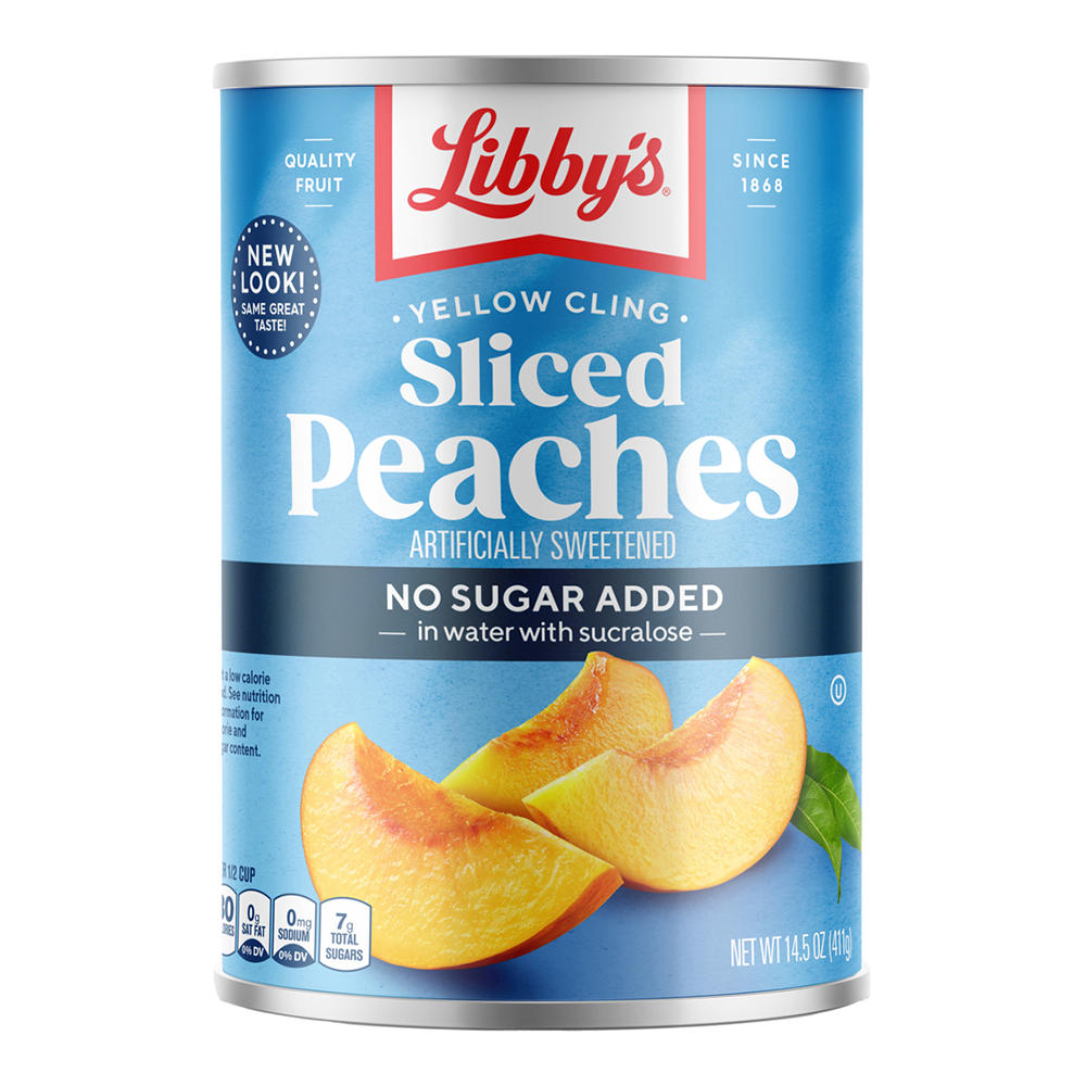 Libby's No Sugar Added Sliced Peaches, 14.5 oz