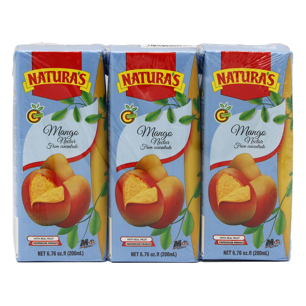 Natura's Mango Nectar 3 pk Juice Boxes, 6.76 oz